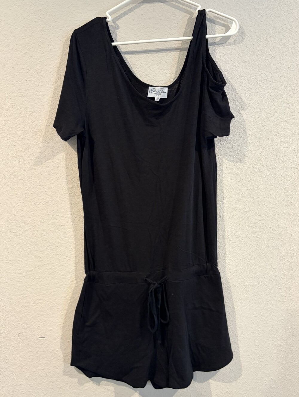 Feel The Piece Terre Jacobs Womens Casual Black Cotton Shorts Romper Size XS/S